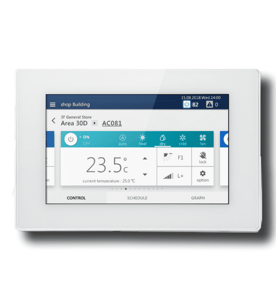 Toshiba Air Conditioning BMS-CT2560U-E Standard Touchscreen BMS Hard Wired Remote Controller
