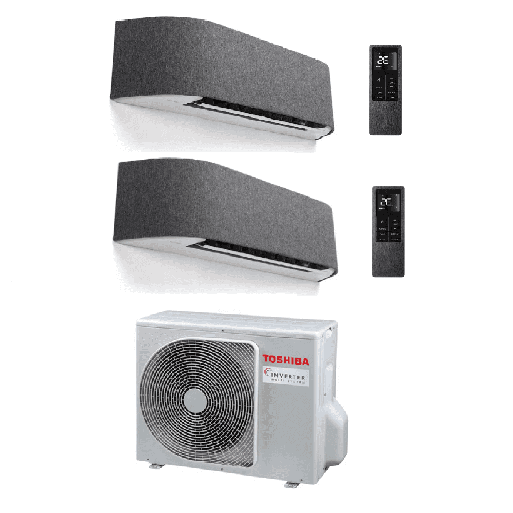 Toshiba Air Conditioning RAS-3M18G3AVG-E Multi-Split 2 × Haori Wall Mounted RAS-B16N4KVRG-E1 A+++