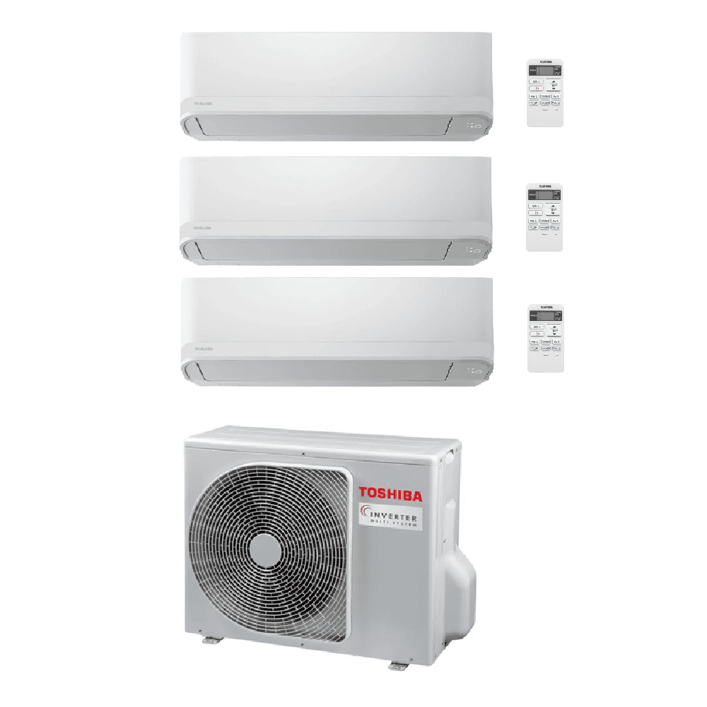 Toshiba Air Conditioning RAS-3M26G3AVG-E Multi-Split 1 × Seiya RAS-B18S4KVG-E B13S4KVG-E B10S4KVG-E