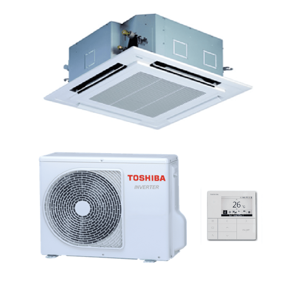 Toshiba Air Conditioning RAV-GV801ATP-E RAV-HM801UTP-E 4-Way Cassette Inverter Heat Pump 7Kw 1Ph