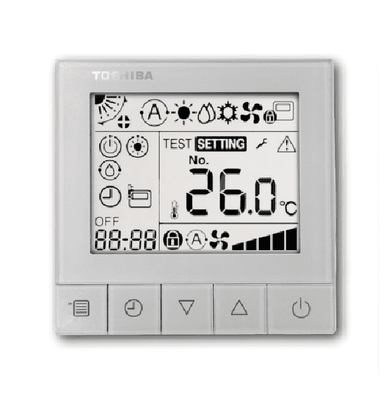 Toshiba Air Conditioning RBC-ASCU11E Simplified Hard Wired Remote Controller