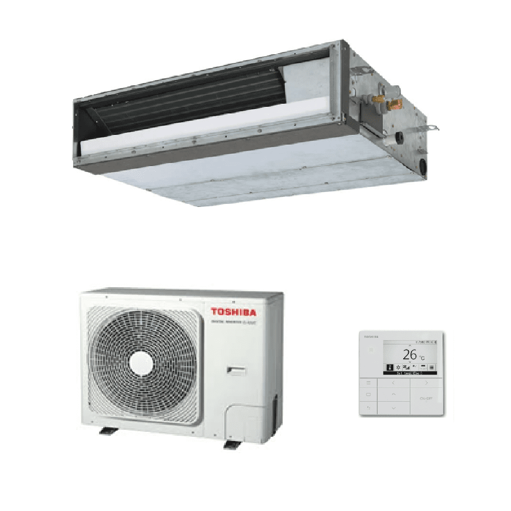 Toshiba Air Conditioning Standard Ducted RAV-GV561ATP-E RAV-HM561BTP-E 5Kw/17000Btu Heat Pump A 1Ph
