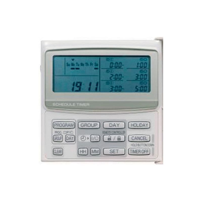 Toshiba Air Conditioning TCB-EXS21TLE Schedule Timer, Weekly Timer 8 Groups