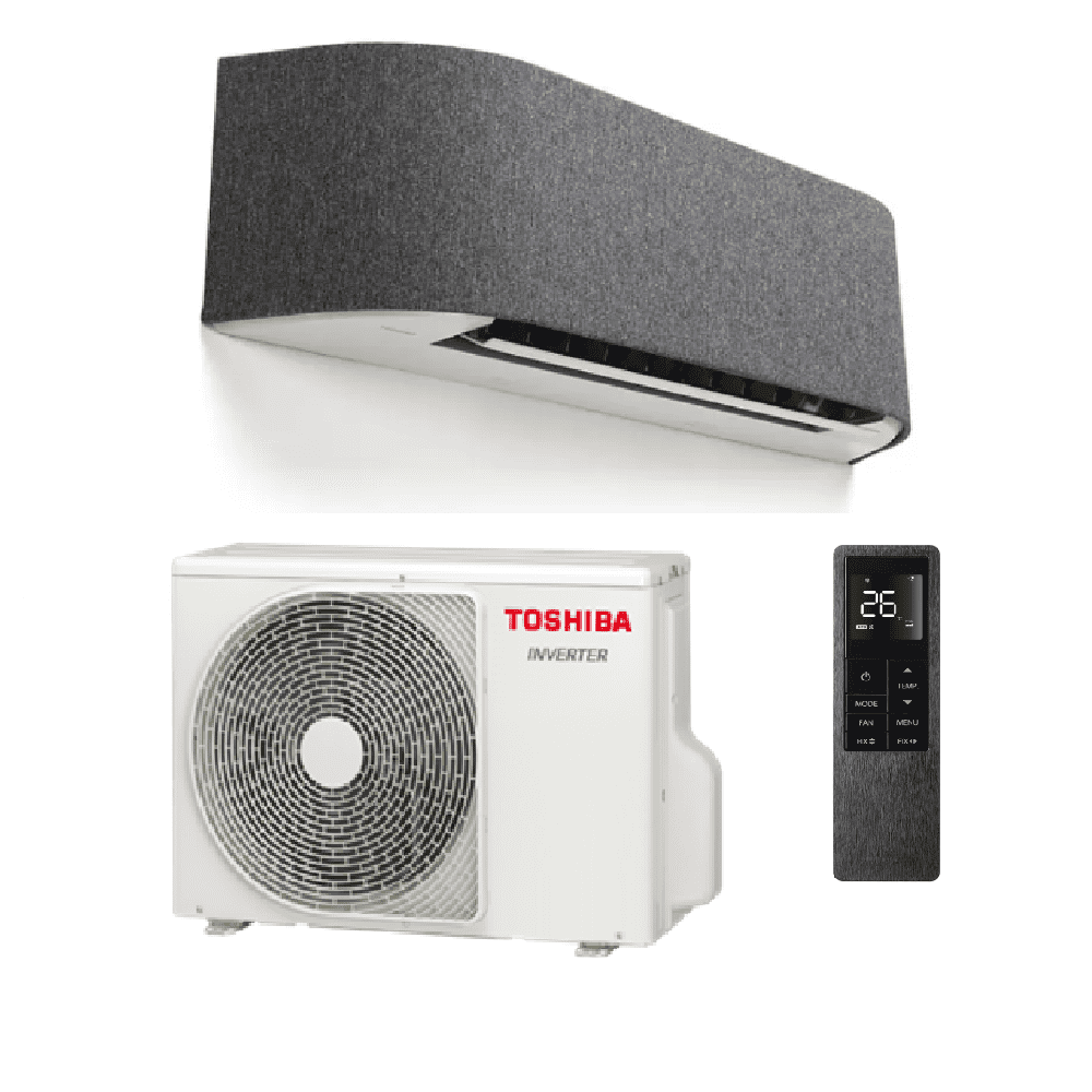Toshiba Air Conditioning Toshiba Designer HAORI RAS-B16N4KVRG-E1 RAS-16J2AVSG-E1 Plasma Wall Heat Pump 4.2kW Install Kit