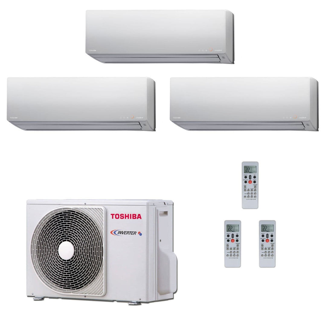 Toshiba Air Conditioning Toshiba RAS-3M26S3AV-E Multi Room Inverter Heat pump Daiseikai 3 x 3.5Kw/12000Btu A++ 240V~50Hz
