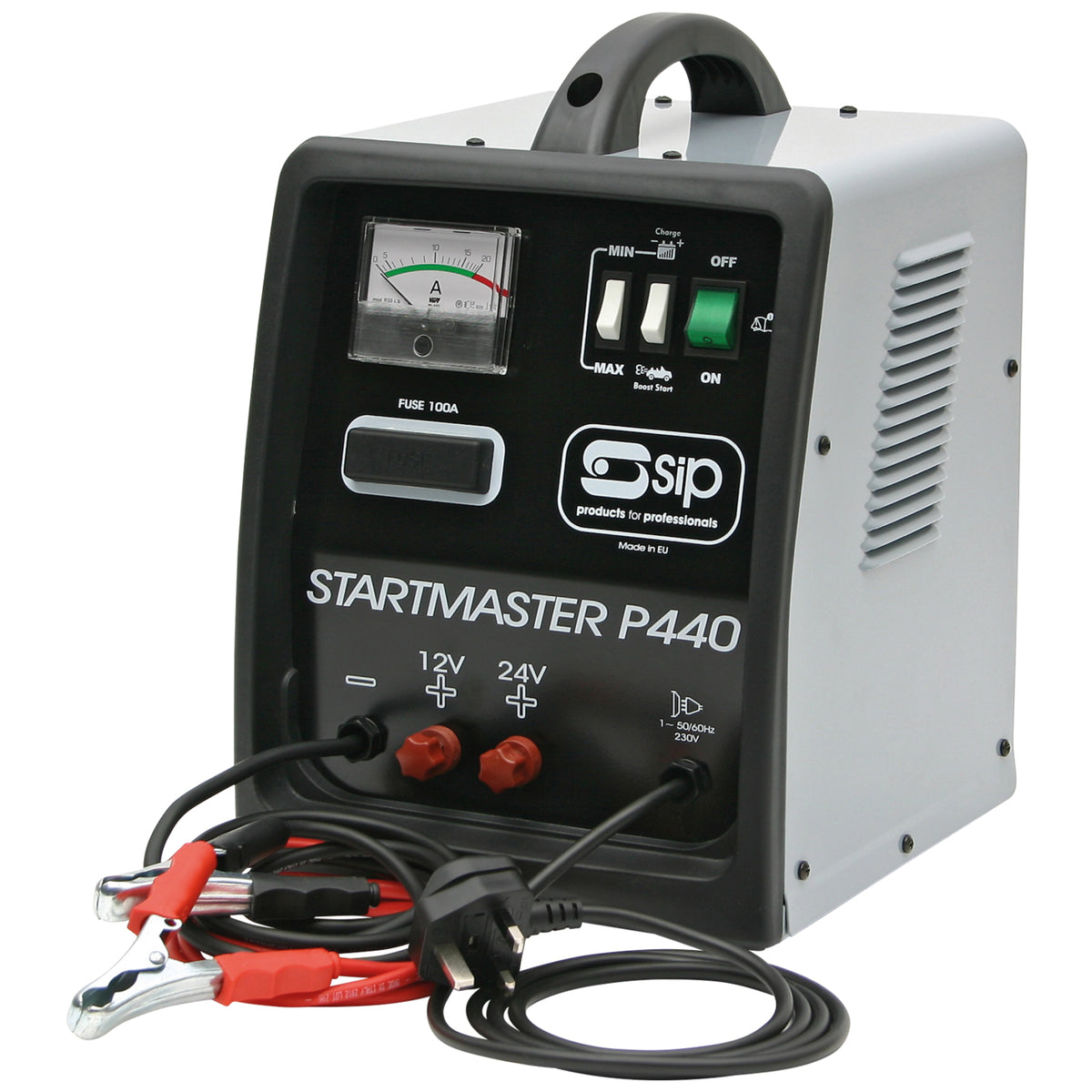 TieDex UK Battery Charger For 12V, 24 V, Lead Acid 33 A with UK plug Lead Acid