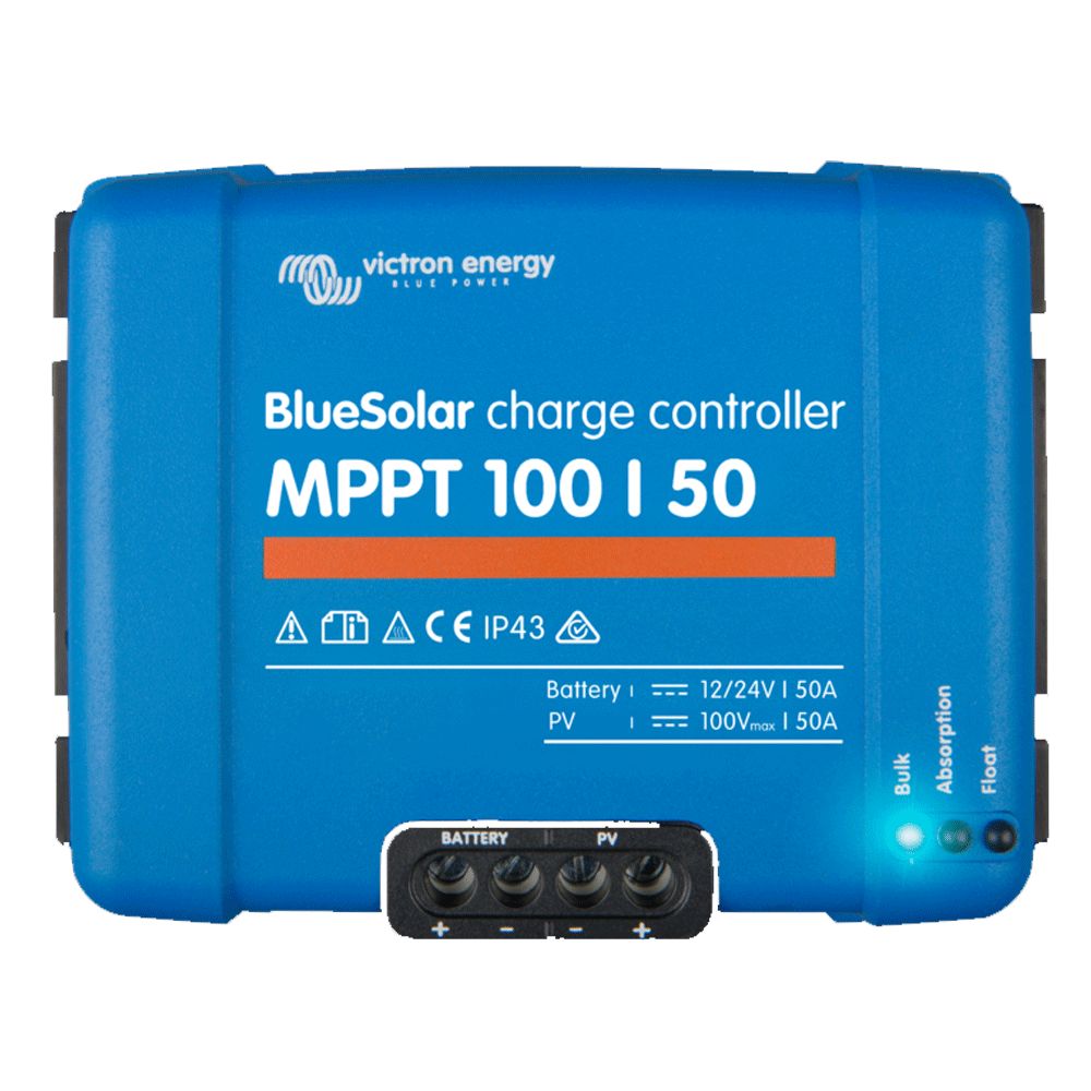 Victron Energy "BlueSolar" MPPT 100/50 MPPT Charge Controller 12/24V-50A