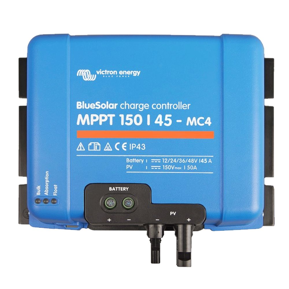Victron Energy "BlueSolar" MPPT 150/45-MC4 MPPT Charge Controller 12/24/36/48V-45A