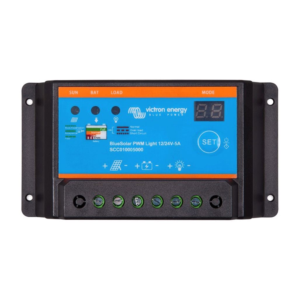 Victron Energy BlueSolar PWM12/24-5 Light Charge Controller 5A 12/24V~50Hz