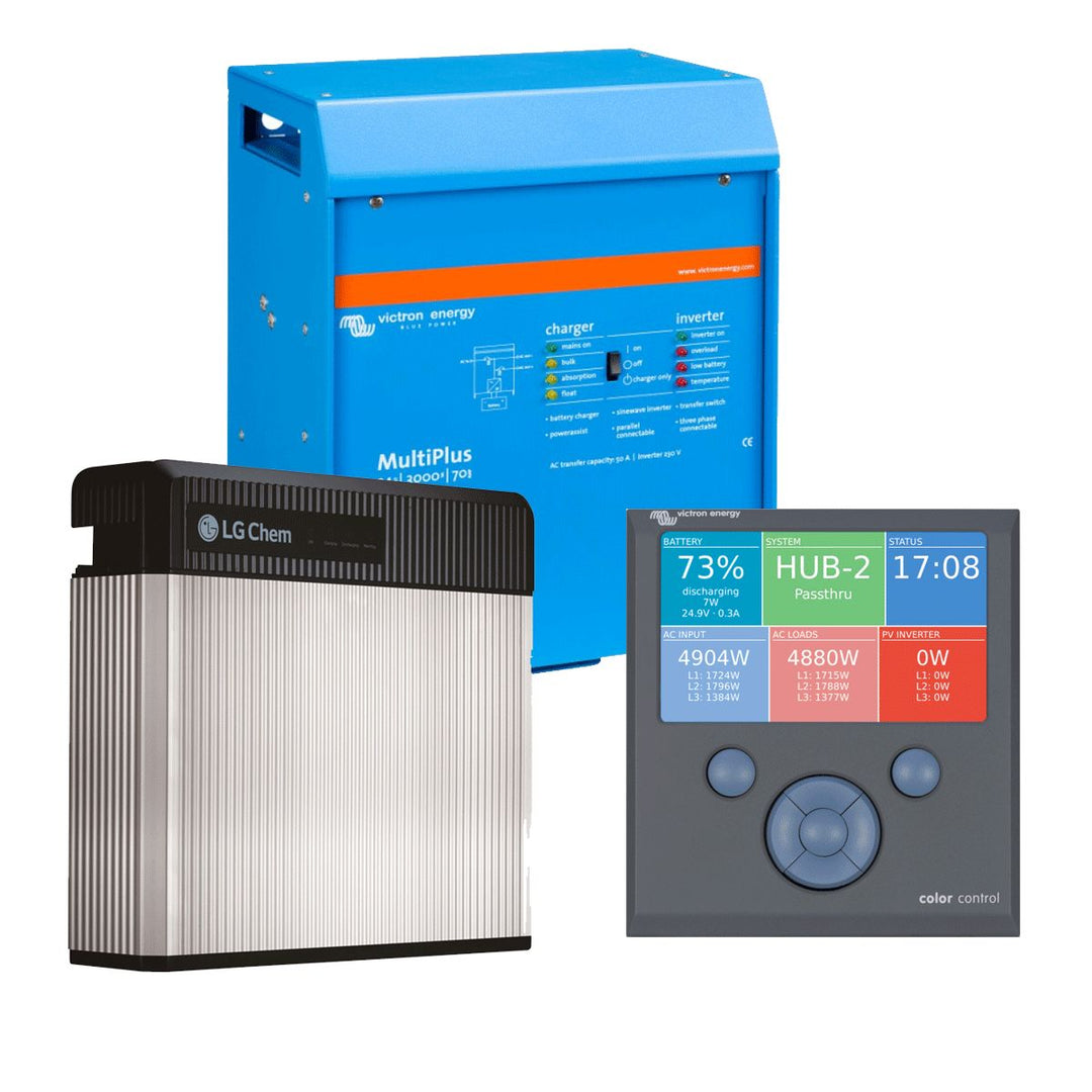 Victron Energy "HUB 4" Self Consumption Kit with LG Chem Battery 3kW 48V~50Hz