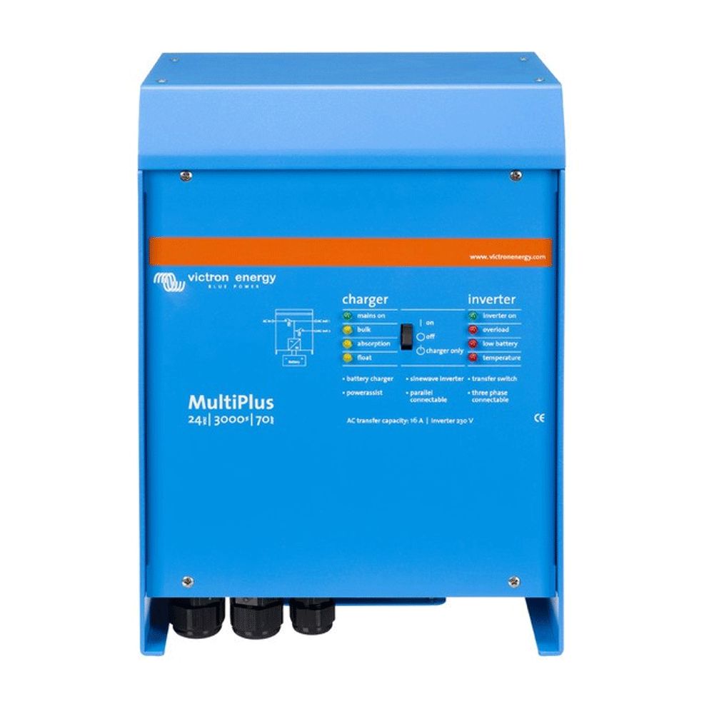Victron Energy "MultiPlus 24/3000/70-16" 24V V.E Bus Inverter Charger 3000VA - 70A - 230V~50Hz