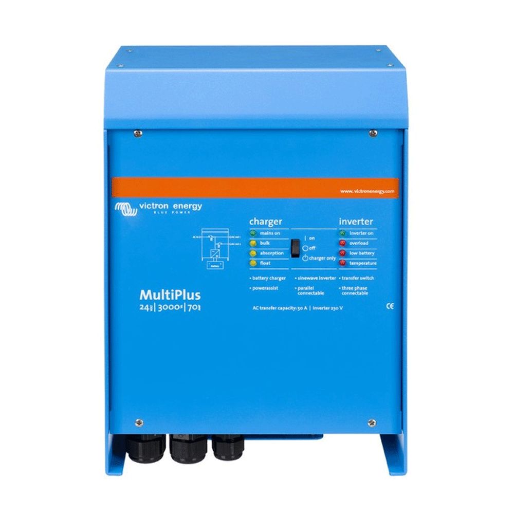 Victron Energy "MultiPlus 24/3000/70-50" 24V V.E Bus Inverter Charger 3000VA - 70A - 120V~50Hz