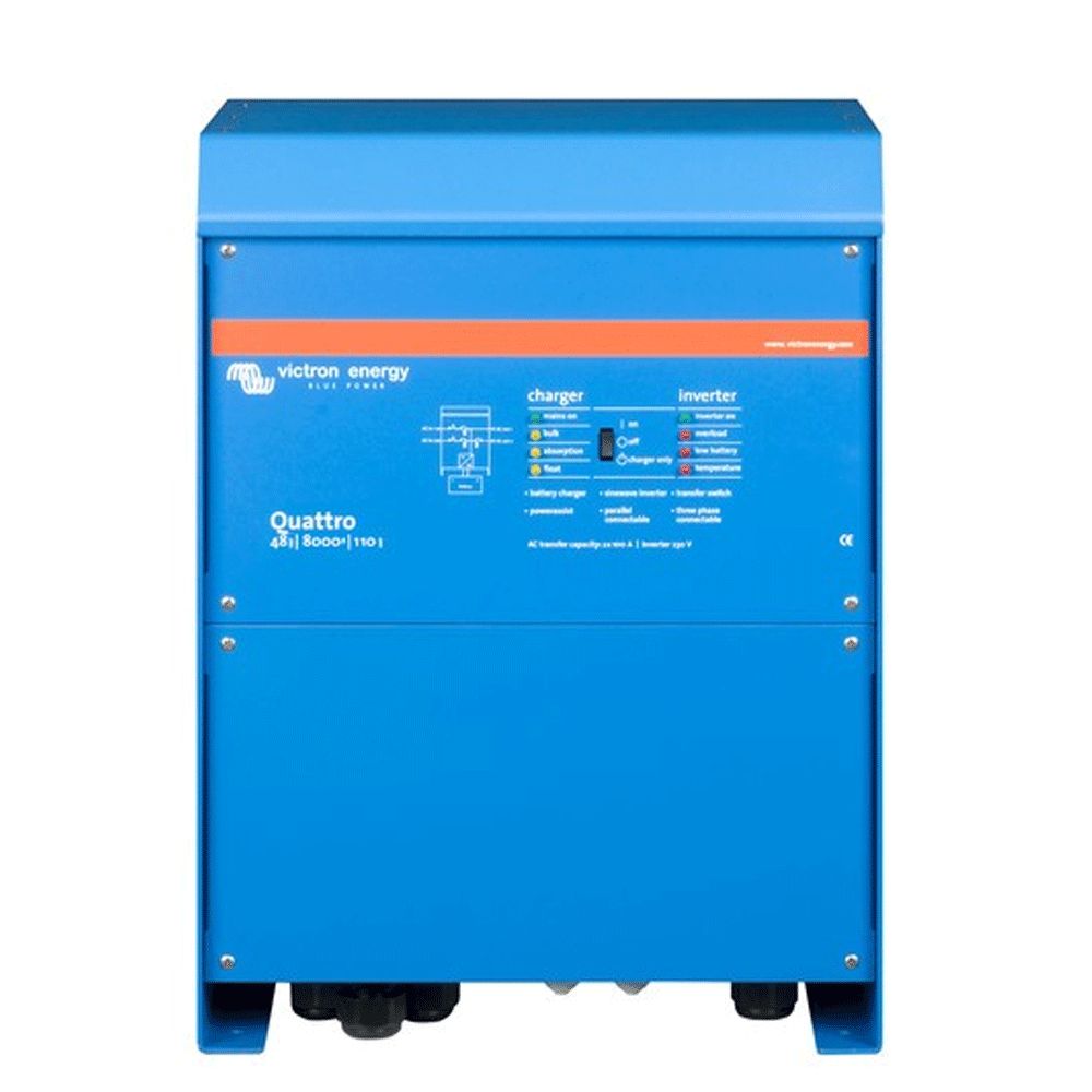 Victron Energy "Quattro 48/8000/110-100/100" 48V V.E Bus Inverter Charger 8000VA - 100A 230V~50Hz