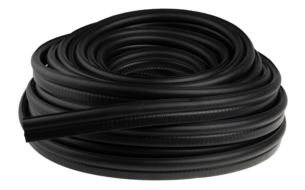 TieDex UK Black Ethylene Propylene Diene Monomer Edge Protection, 20 m