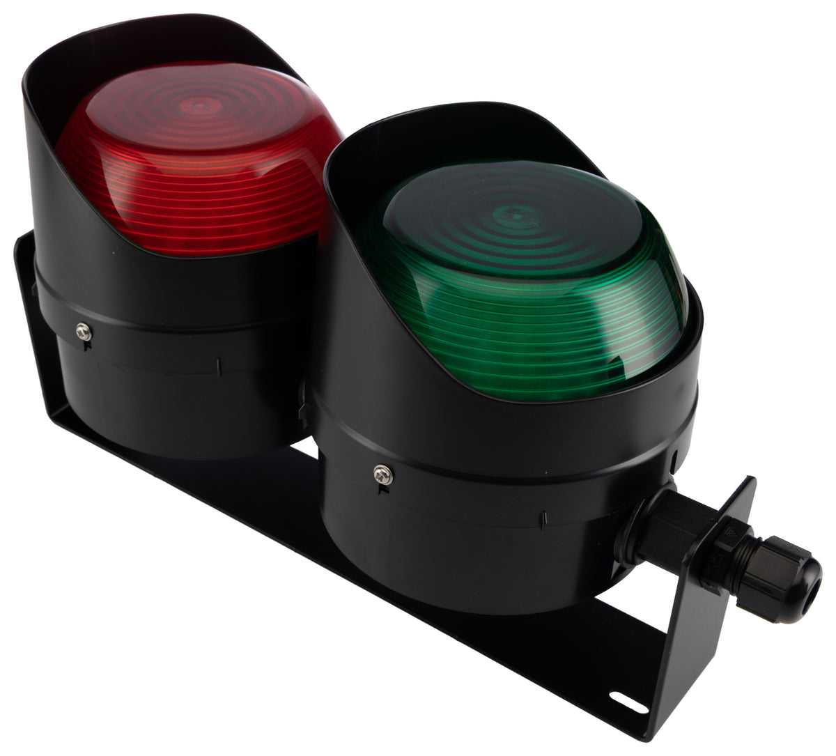 TieDex UK Green, Red Traffic Light LED Beacon, 2 Lights 280V Base