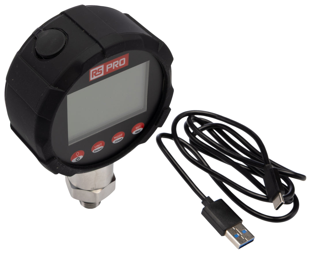TieDex UK Pressure Sensor Pressure Gauge, Digital Output 0 bar, Compound Reading 1000 bar