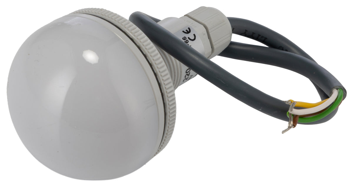 TieDex UK White, Yellow, Green, Blue, Red, Purple Beacon 24V Steady Panel, LED Bulb, IP66