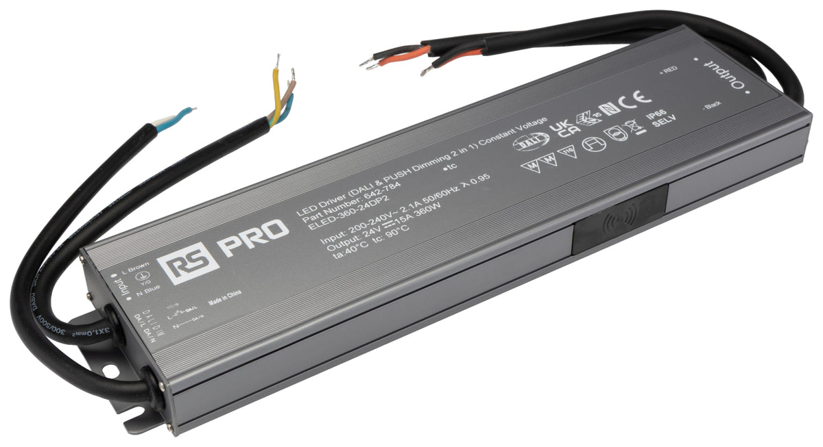 TieDex UK, 24 V Output, 360 W Output DALI2