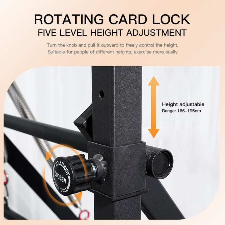 Commercial Foldable Pilates Semi-elevated Core Bed Home Fitness Yoga Equipment Pilates Innovator with Tower Pilates Apparatus