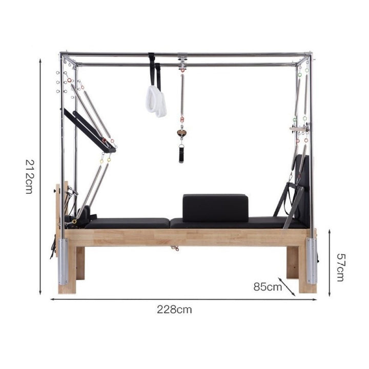Commerical Exercise Pilates Tower Reformer 3-in-1 Equipment Wooden Factory Pilates Reformer Yoga Equipment with Box