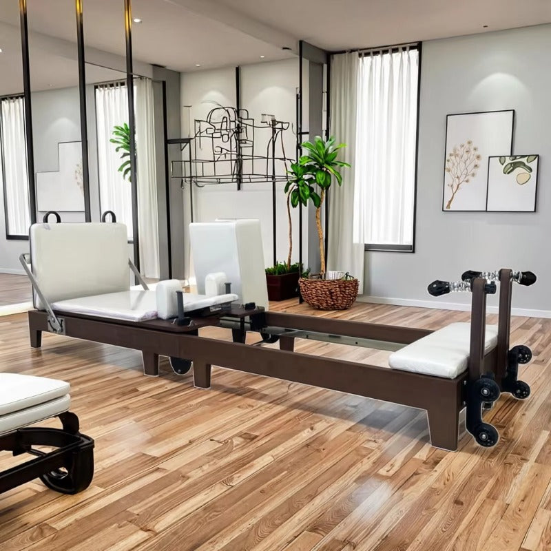 Commercial Multi-purpose New Peak Pilates Accessories Spring Board Studio Premium Professional Walnut Professional Pilates Reformer W