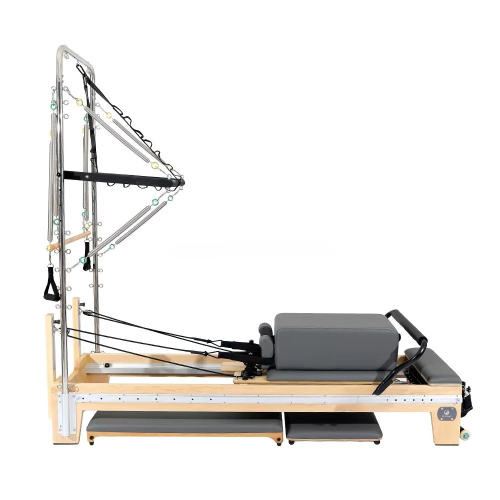 Body Building Pilates Reformer with Half Tower Balanced for Studio pilates elevated reformer pilates reformer Gym Yoga Stduio