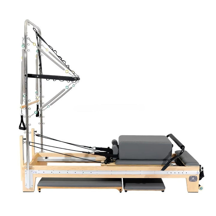 Body Building Pilates Reformer with Half Tower Balanced for Studio pilates elevated reformer pilates reformer Gym Yoga Stduio