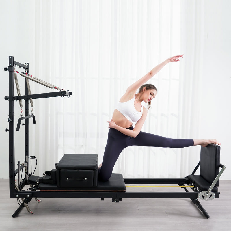 Commercial Foldable Pilates Semi-elevated Core Bed Home Fitness Yoga Equipment Pilates Innovator with Tower Pilates Apparatus