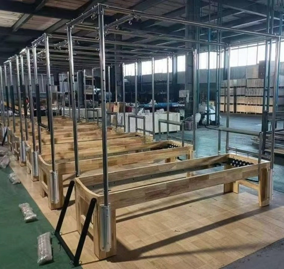 Commercial Pilates Training New Design Professional Gym Wooden Ladder Barrel for Custom Wood Pilates Machine Reformer pilates reformer