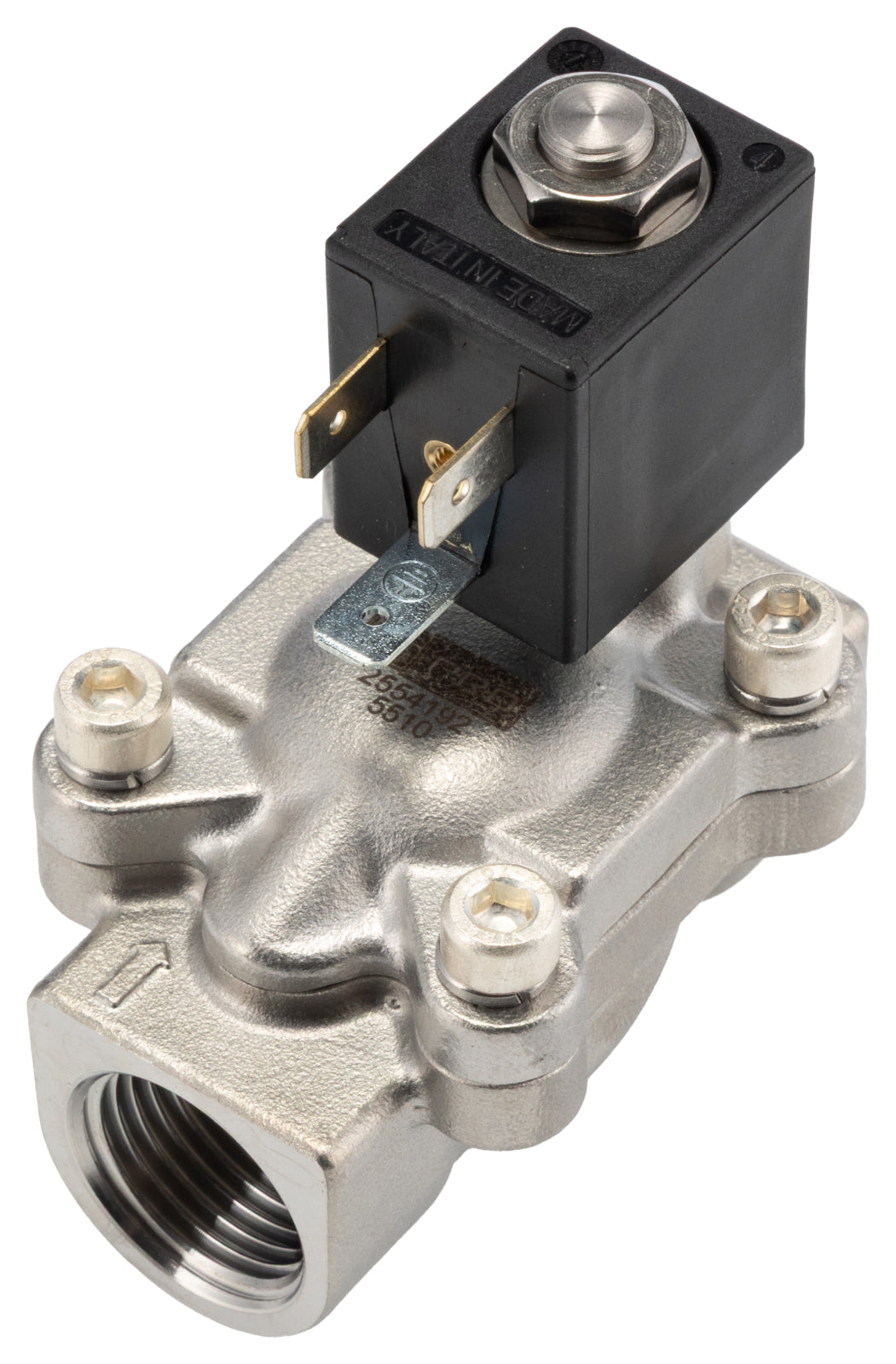 TieDex UK Solenoid Valve, 2 Port, NC, 24V dc 1/2 in, 0.5 in
