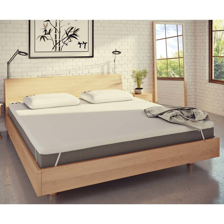 Panda Memory Foam Bamboo Mattress Topper,  Double Bedding