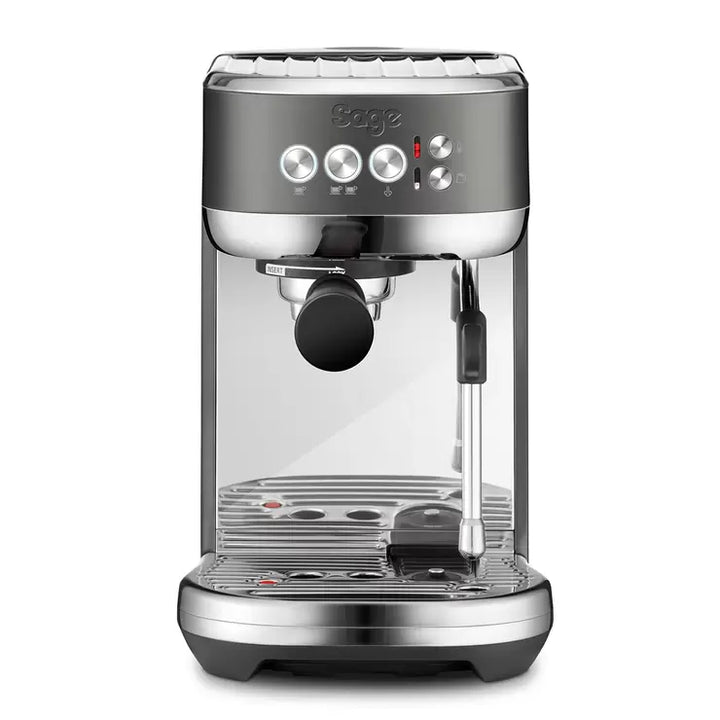 Bambino plus coffee bean cup machine black stainless steel ses500bst digital