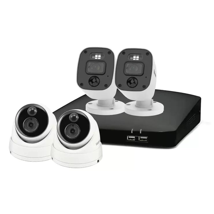 Swann 4 Channel 1080p 1TB DVR Recorder with 2 x Enforcer™ Bullet and 2 x Enforcer™ Dome Cameras, SWDVK-446802MQB2D-EU