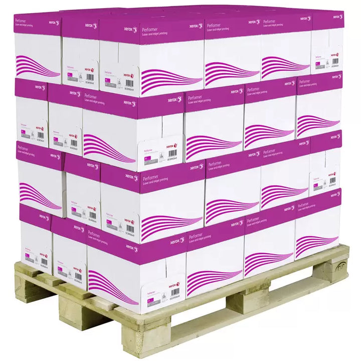Xerox Performer A4 80gsm White Pallet of Paper - 100,000 Sheets  Pallet Deal