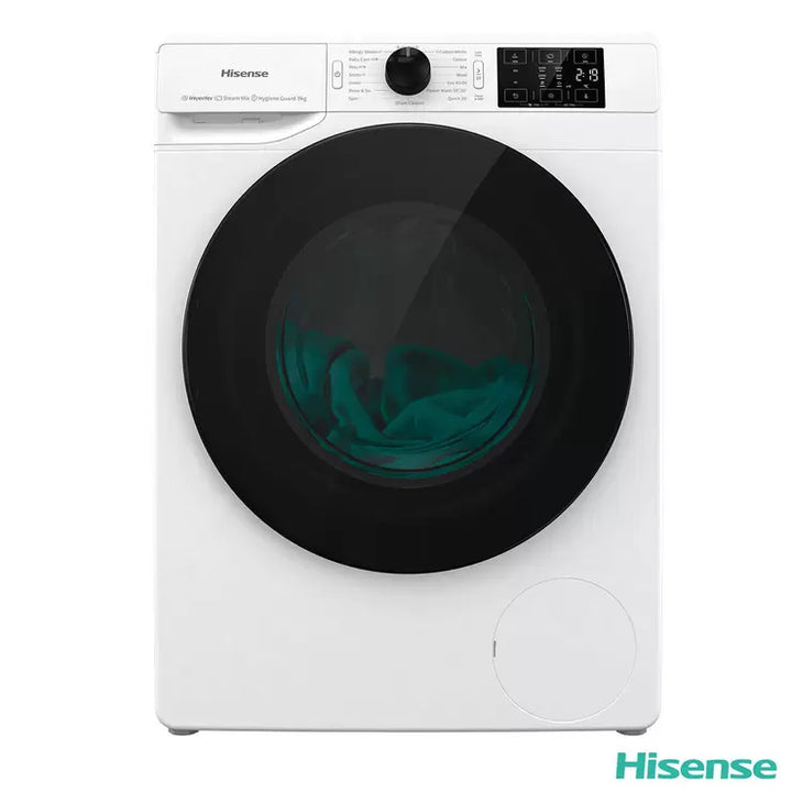 Hisense WFGE901649VM, 9kg, 1600rpm Washing Machine, A Rated in White