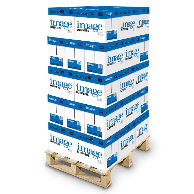 Image Businesss A4 80gsm White Pallet of Paper - 100,000 Sheets  Pallet Deal