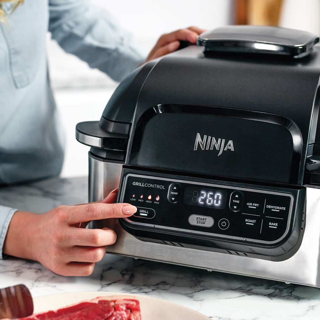 Ninja Foodi Health Grill & Air Fryer Bundle, AG301UKCO