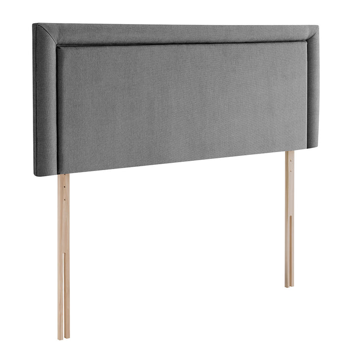 Malvern Headboard Slate Grey Colour Materials Wood Fabric Single New Bed Style