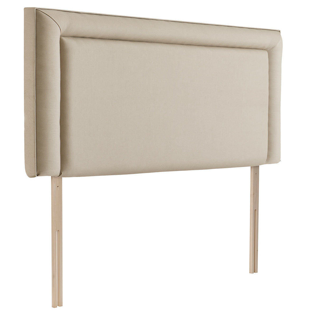 Malvern Headboard Sandstone Materials Wood Fabric Double New Bed Colour Natural