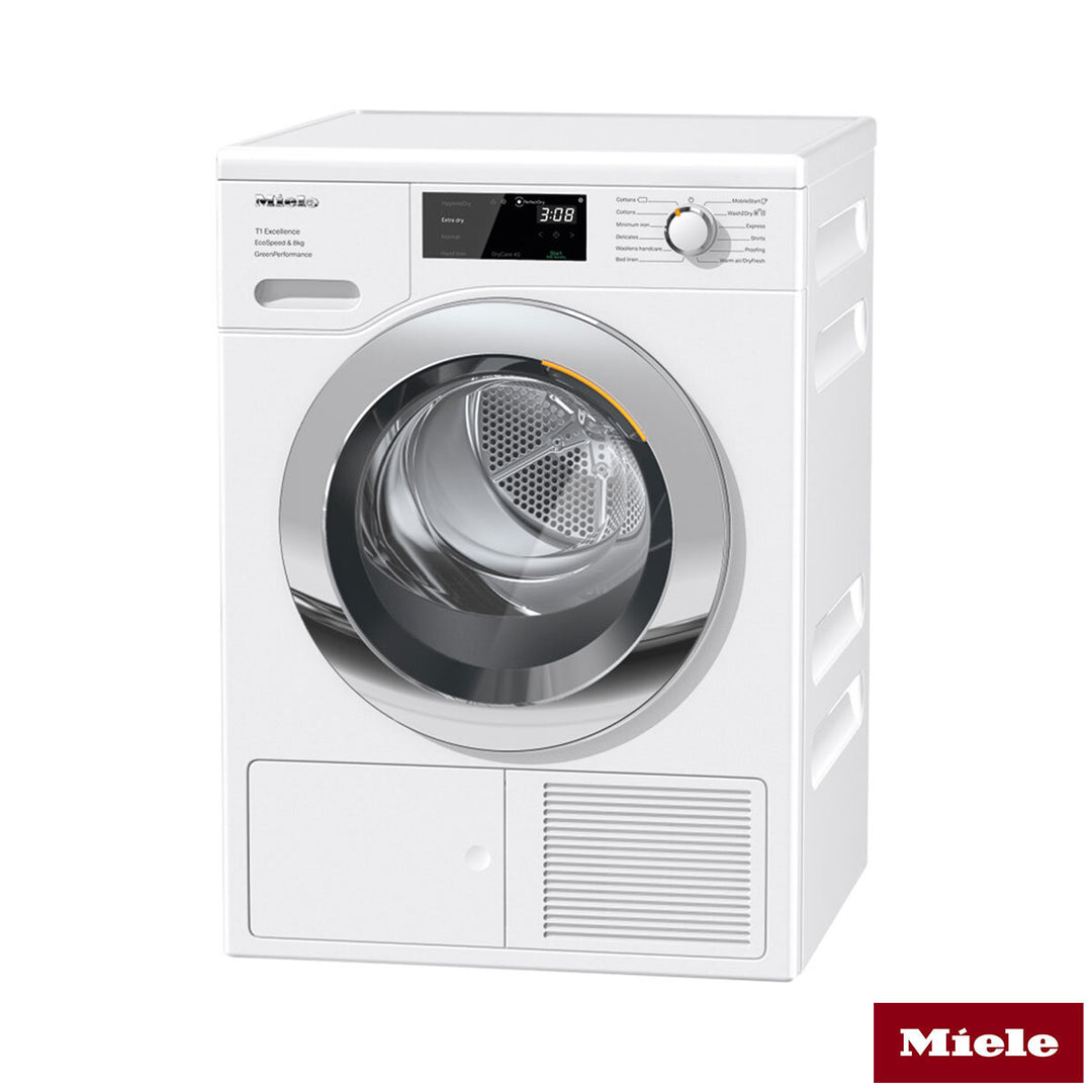 Miele TEF765 WP 8kg Heat Pump Dryer, A+++ Rated in White