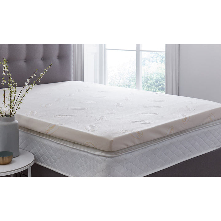Impress memory foam mattress topper double better quality machine washable