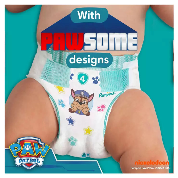 Pampers Paw Patrol Baby Dry Nappies Size 4, 32 x 222 Pack Pallet Deal –  TieDex