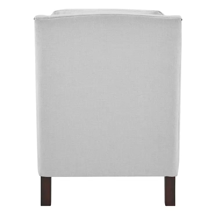 True Innovations Sidney Grey Fabric Accent Chair