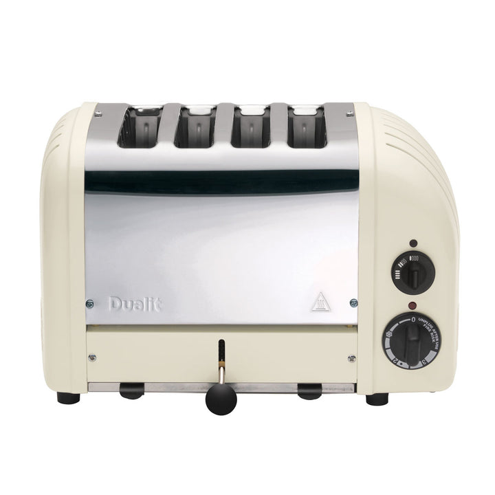 Dualit 4 Slot Classic ToaTOASTERster With Sandwich Cage, Canvas White 40592
