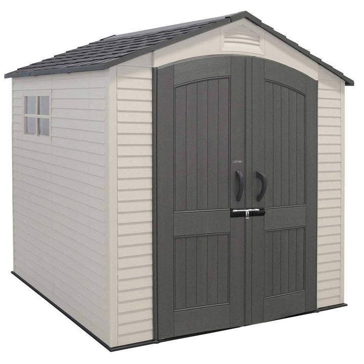Lifetime 7ft x 7ft (2.1 x 2.1m) Outdoor Storage Shed - Model 60042