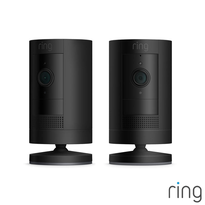 Ring Battery Stick Up Cam Duo Pack in Black