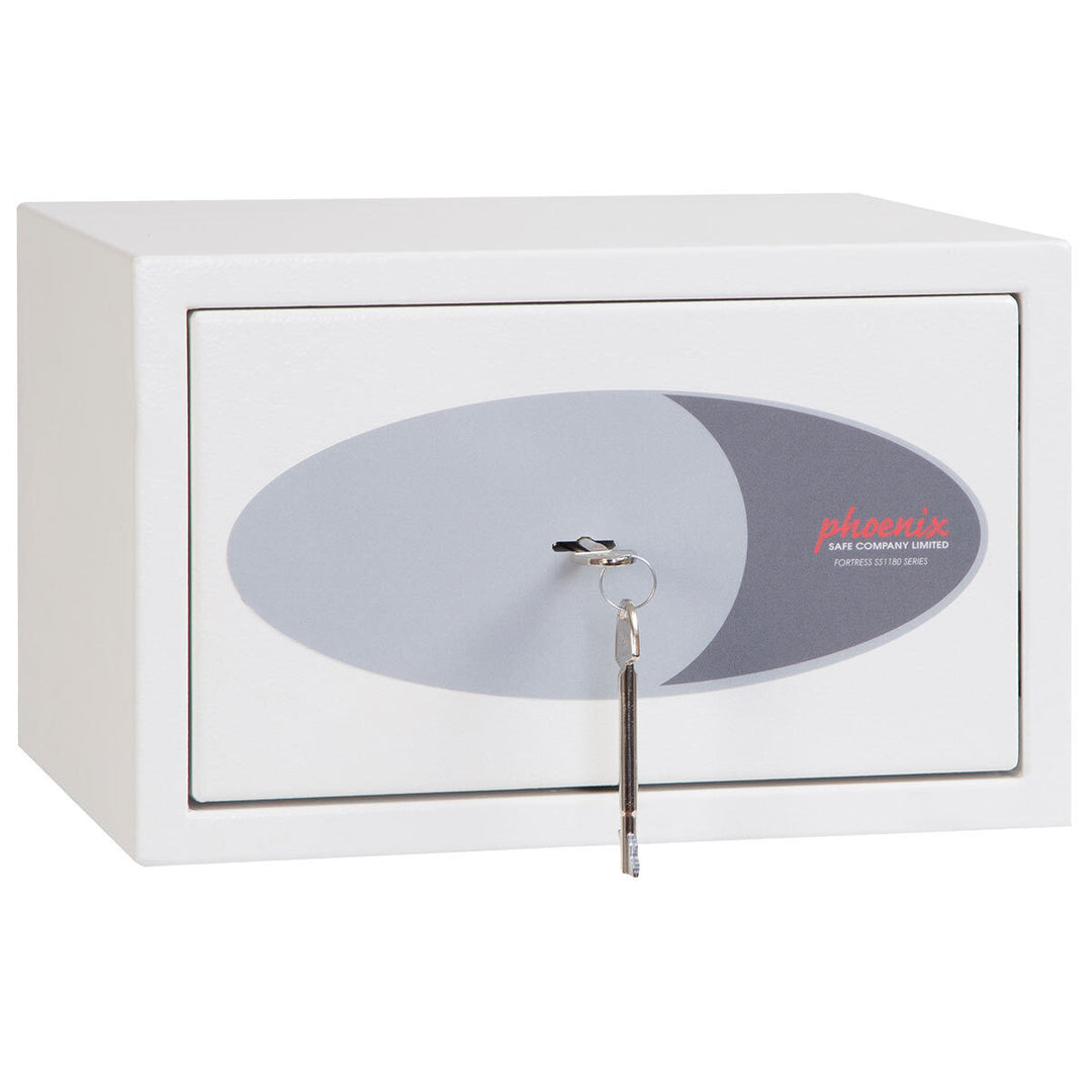 Phoenix Fortress SS1181K Security Safe with Key Lock, 7 Litres