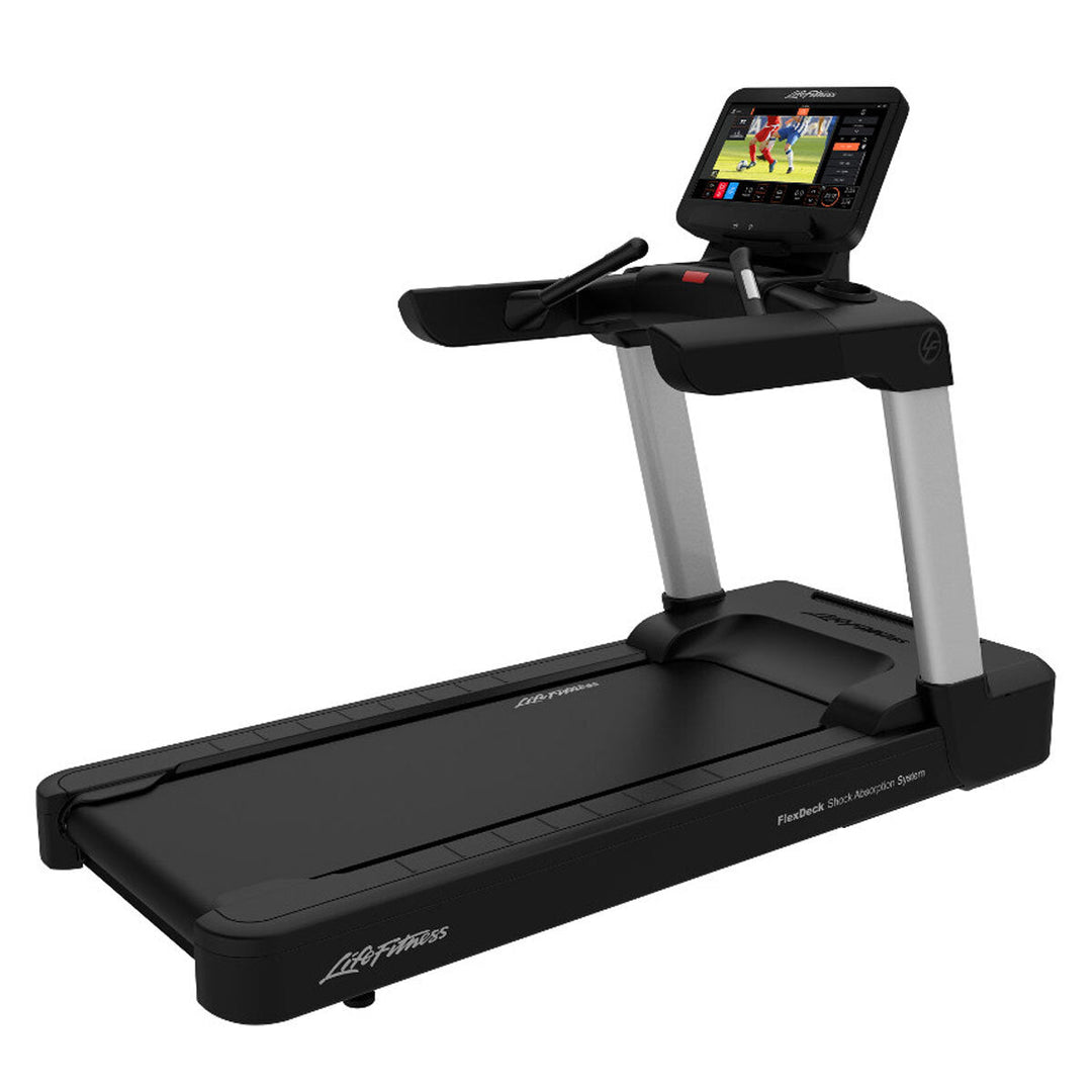 Installed Life Fitness Commercial Grade Integrity S Base Treadmill with Discover ST Console
