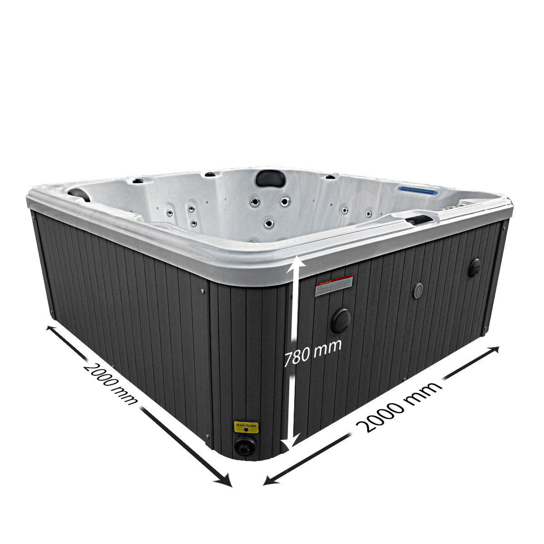 Blue Whale Spa Olive Bay 54-Jet 6 Person Hot Tub - Delivered and Installed