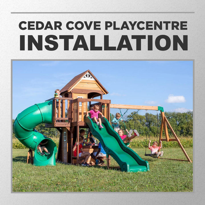 Installation Service for Backyard Discovery Cedar Cove Playcentre